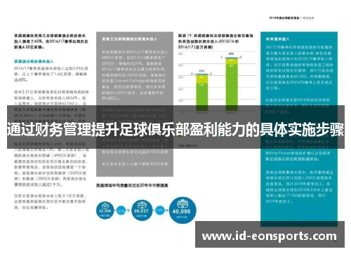 通过财务管理提升足球俱乐部盈利能力的具体实施步骤 通过财务管理提升足球俱乐部盈利能力的具体实施步骤